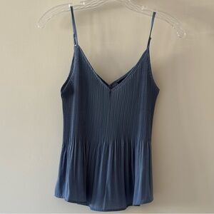 Express Navy Pleated Camisole